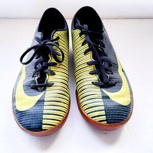 Nike Kids Shoes Mercurial Indoor Soccer Green 5 Youth